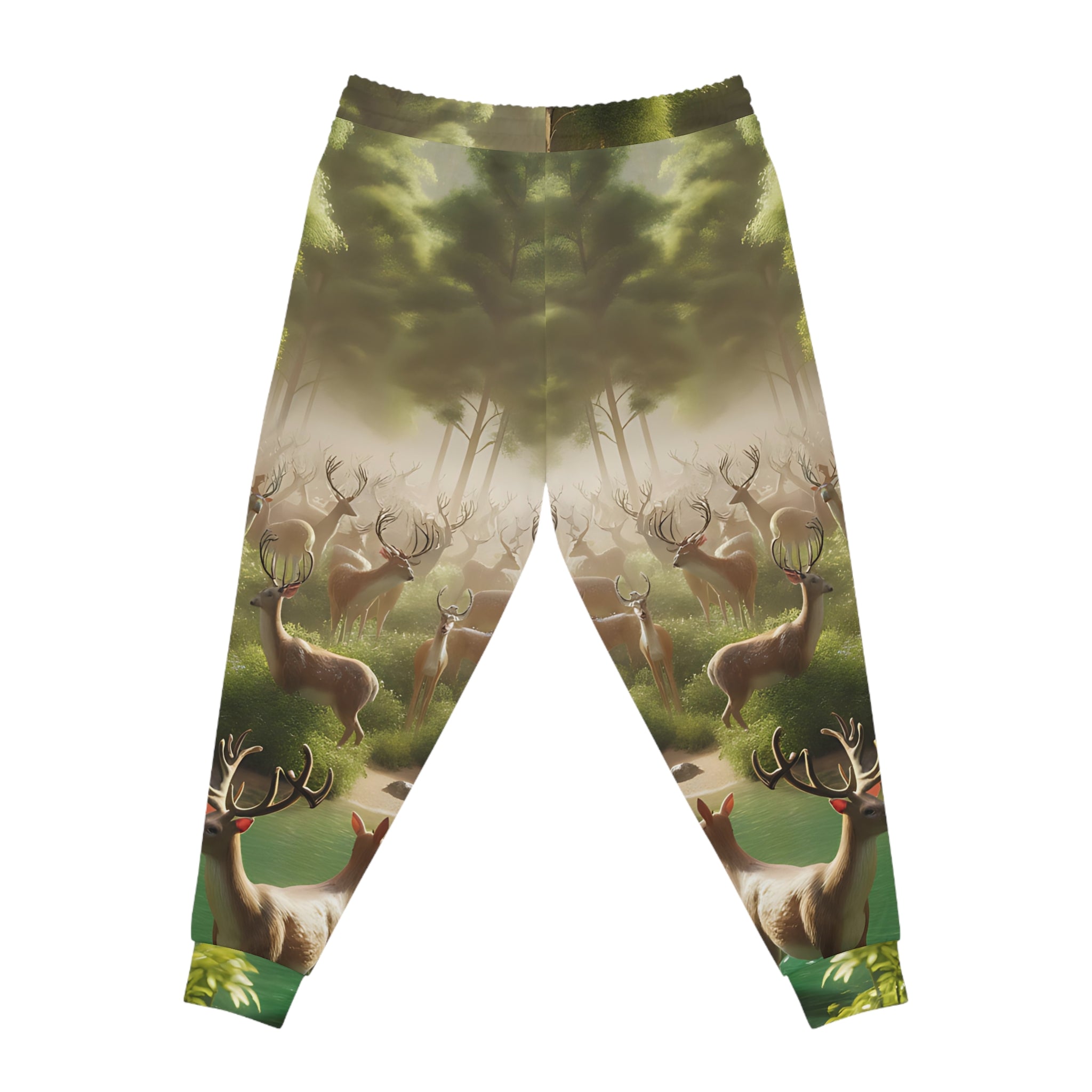 100 BUCKS AI PRINT Athletic Joggers (AOP)